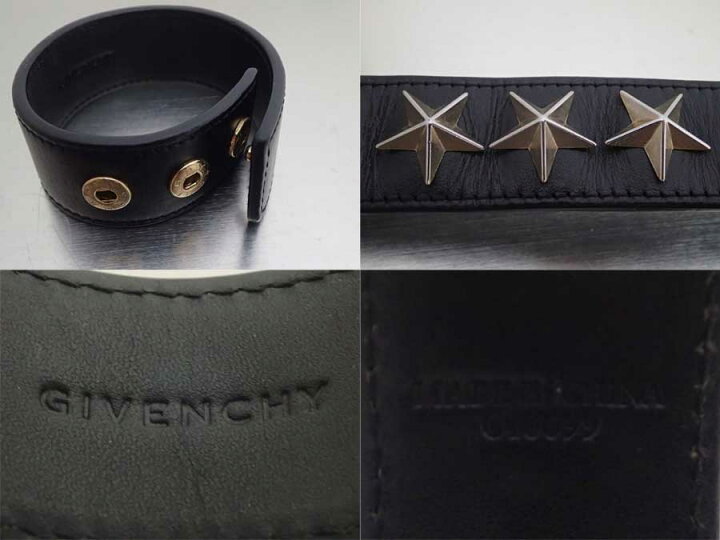 楽天市場】ジバンシィ GIVENCHY バングル スタースタッズ ブラックx  