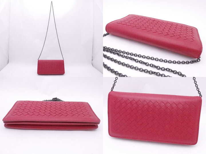 ボッテガ ヴェネタ BOTTEGA VENETA チェーンウォレット ショルダー 