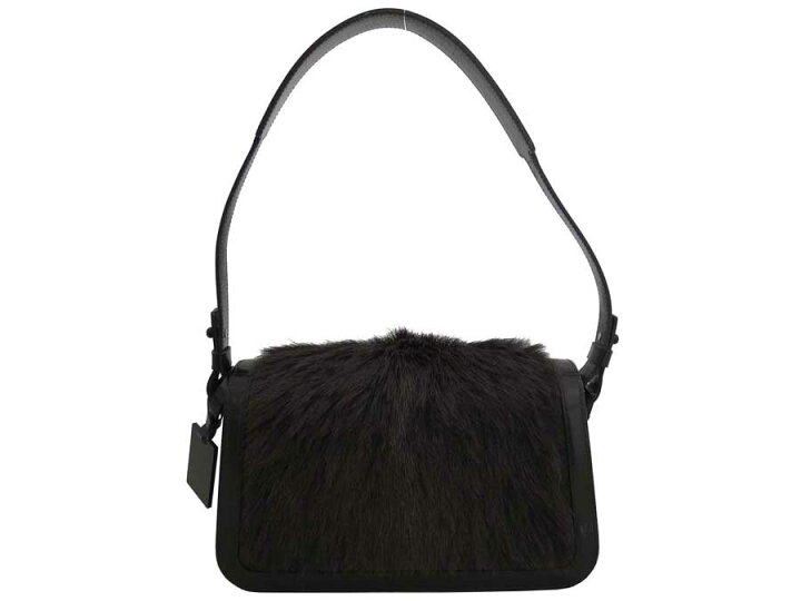楽天市場】セリーヌ CELINE バッグ ダークブラウン ファーxレザー 