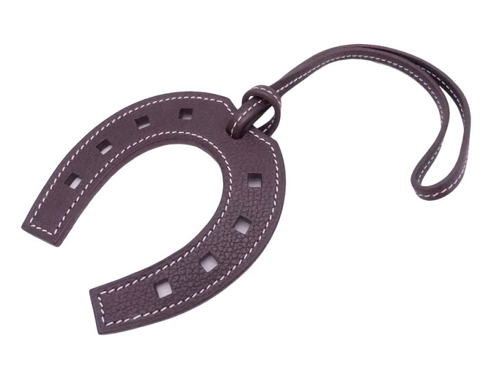 楽天市場】エルメス HERMES バッグチャーム パドック 馬蹄 ダーク 