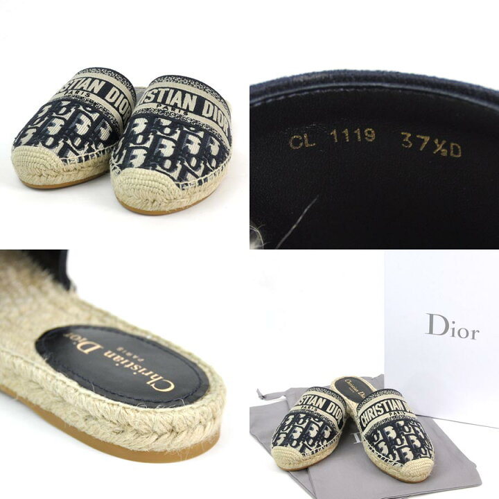 楽天市場】【未使用】クリスチャンディオール Christian Dior サンダル 