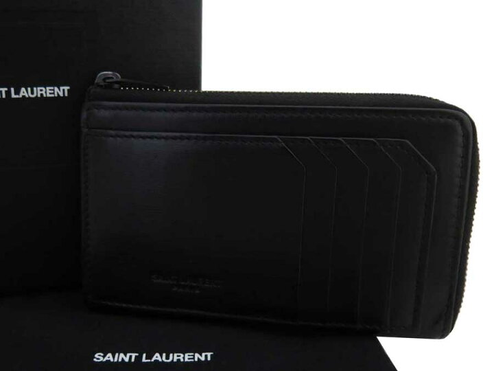 楽天市場】サンローラン SAINT LAURENT キーケース ブラック レザー 