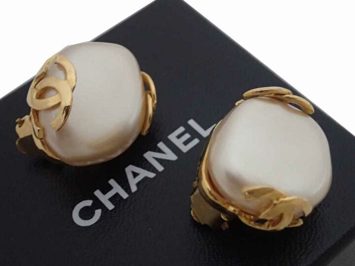 楽天市場】シャネル CHANEL イヤリング ココマーク ヴィンテージ 