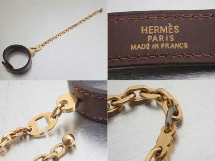 楽天市場】エルメス HERMES グローブホルダー ノマド ブラウンx  