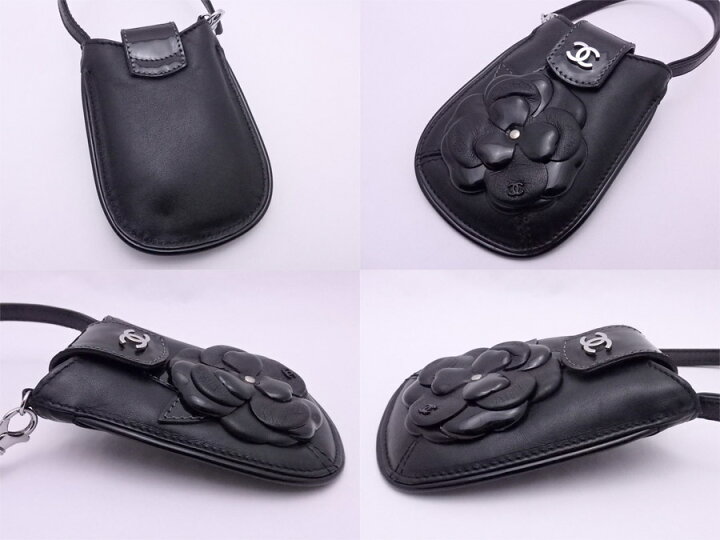 楽天市場】シャネル CHANEL ポーチ マルチケース カメリア ココマーク 