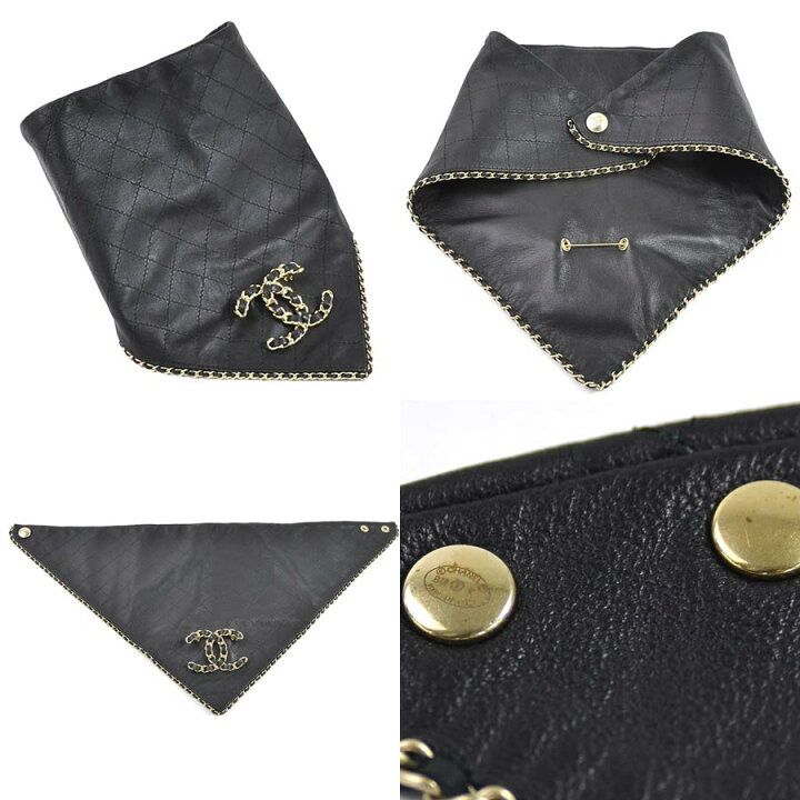 楽天市場】シャネル CHANEL バンダナ マトラッセ ココマーク レザー  