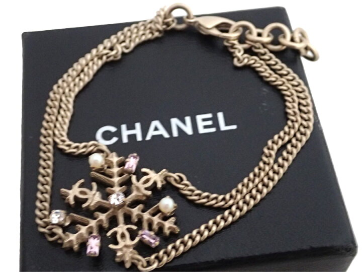 楽天市場】シャネル CHANEL ブレスレット ココマーク スノーフレーク  
