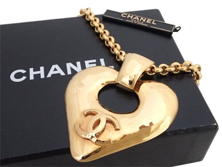 楽天市場】シャネル CHANEL ネックレス ココマーク ハート  