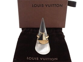 ルイヴィトン Louis Vuitton 指輪 バーグ・フロートユアボート ゴールドxブラックxホワイト 金属素材xエナメル リング 約12号 レディース M66606 【中古】【訳あり】 - e53612f