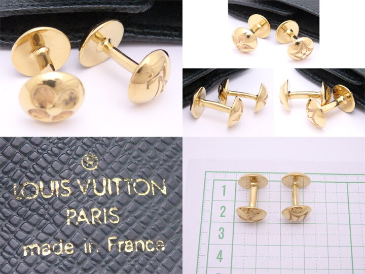 楽天市場】ルイヴィトン Louis Vuitton カフス カフスケース ブトン 