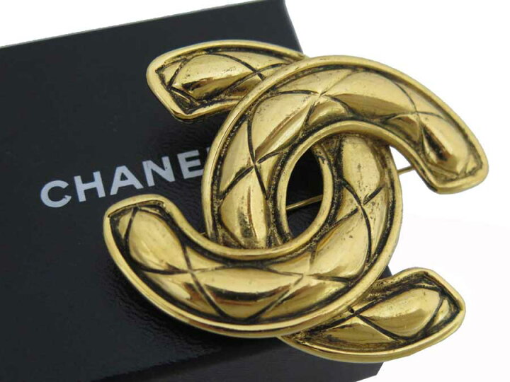 楽天市場】シャネル CHANEL ブローチ ココマーク ゴールド 金属素材  