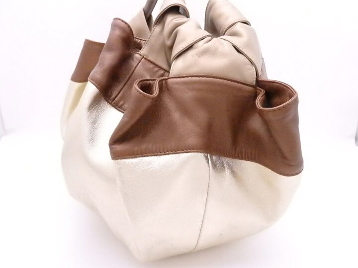LOEWE ロエベ ナッパアイレ ハンドバッグ ゴールド – 谷口質店｜その他