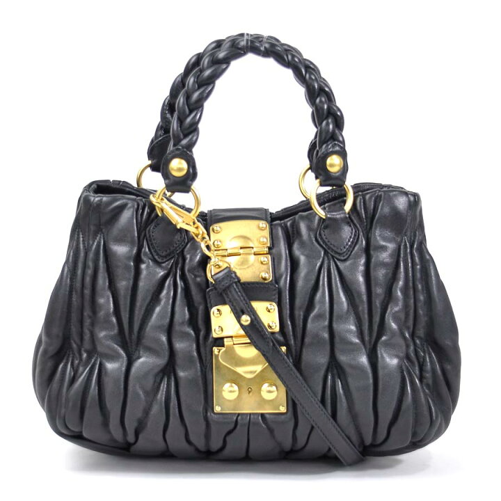 楽天市場】ミュウミュウ MIUMIU ハンドバッグ 斜め掛けショルダー 