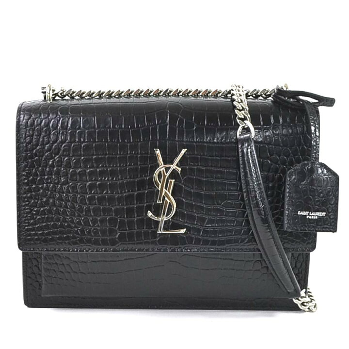 楽天市場】サンローラン 斜め掛けショルダーバッグ チェーンショルダー  