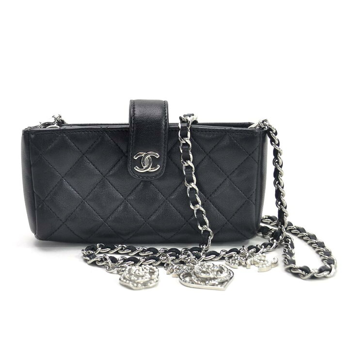 楽天市場】シャネル ミニチェーンショルダーバッグ スマホチェーン  