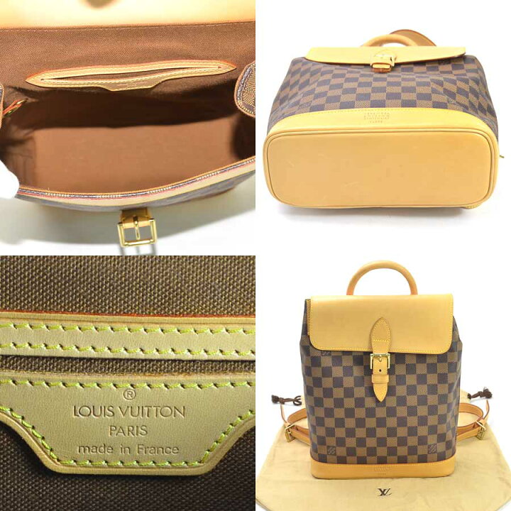 楽天市場】ルイヴィトン Louis Vuitton リュック バックパック ダミエ  
