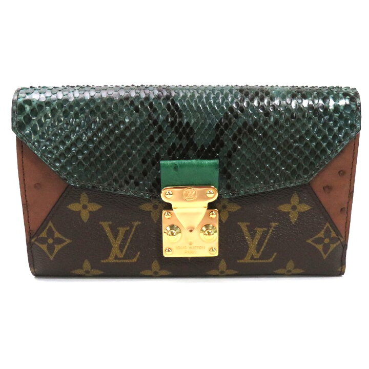 楽天市場】ルイヴィトン 三つ折り長財布 モノグラム ポルトフォイユ  