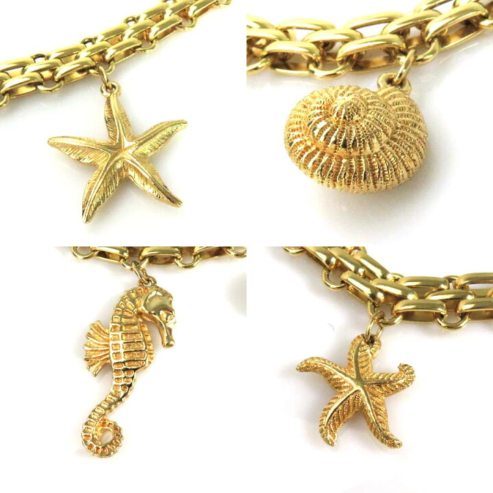 楽天市場】クリスチャンディオール Christian Dior ネックレス 貝殻  