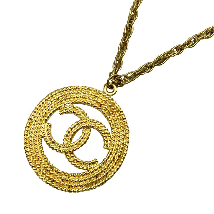 楽天市場】【中古】 CHANEL シャネル ロングネックレス ココマーク  