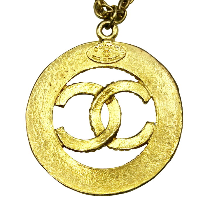 楽天市場】【中古】 CHANEL シャネル ロングネックレス ココマーク  