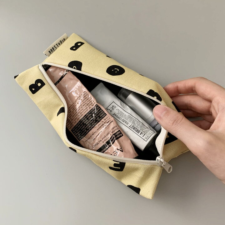 楽天市場 New Pppstudio Pencil Case ペンケース 筆箱 韓国 韓国ブランド 裏地あり ポーチ かわいい レディース 丈夫 しっかり ファブリック コットン 布 おしゃれ 日本 販売 ギフト プレゼント Astore