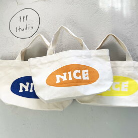 pppstudio nice bag バッグ トートバッグ かわいい レディース 韓国 韓国ブランド 軽い ファブリック コットン 布 おしゃれ 日本 販売 ギフト プレゼント 送料無料