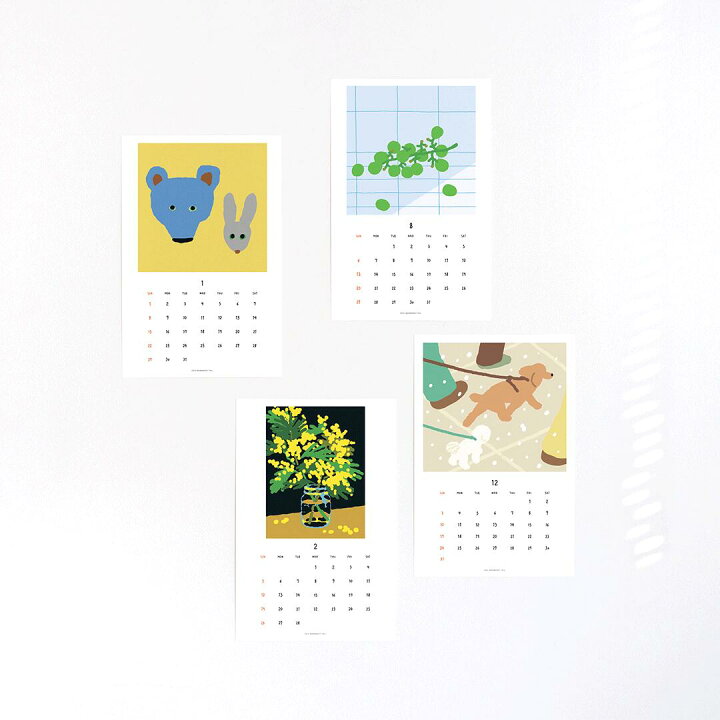 楽天市場 New 合計3 980円以上で送料無料 Warmgreytail 23 Wall Calendar Small 壁掛けカレンダー カレンダー 韓国 ブランド アート シンプル イラスト メモ欄 オフィス 雑貨 かわいい おしゃれ 日本 販売 Astore
