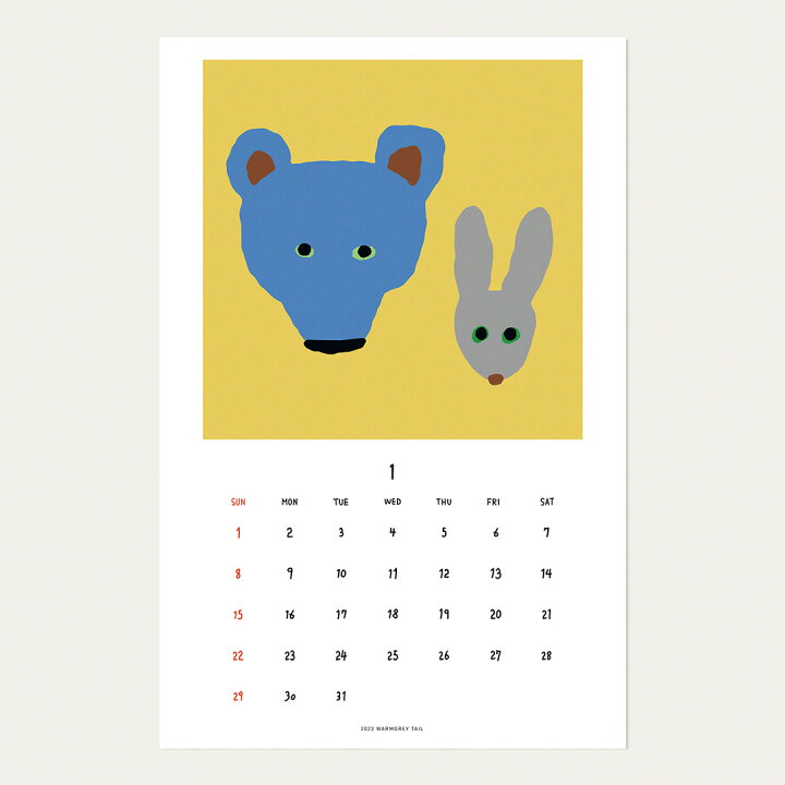 楽天市場 New 合計3 980円以上で送料無料 Warmgreytail 23 Wall Calendar Small 壁掛けカレンダー カレンダー 韓国 ブランド アート シンプル イラスト メモ欄 オフィス 雑貨 かわいい おしゃれ 日本 販売 Astore