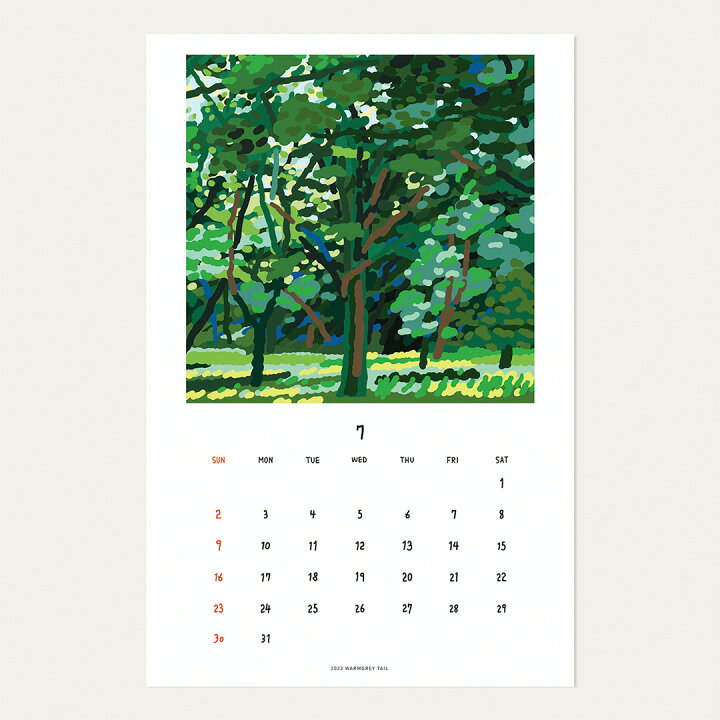 楽天市場 New 合計3 980円以上で送料無料 Warmgreytail 23 Wall Calendar Small 壁掛けカレンダー カレンダー 韓国 ブランド アート シンプル イラスト メモ欄 オフィス 雑貨 かわいい おしゃれ 日本 販売 Astore