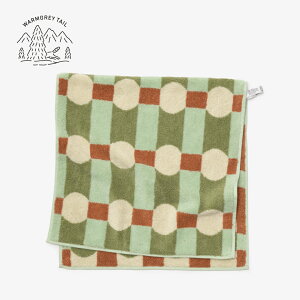 WARMGREYTAIL DOT CHECK FACE TOWEL CREAM ON MINT ؍ uh G ^I tFCX^I Lb`^I [v _炩 ӂӂ  V Lb` Rbg  100 CeA { ̔ M