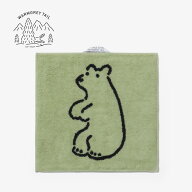 WARMGREYTAIL HUGGY BEAR HAND TOWEL OLIVE 韓国 ブランド ハンドタオル ウォームグレーテイル キッチン…