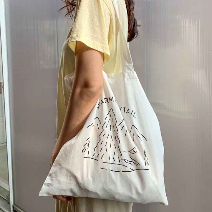 楽天市場 Warmgreytail Logo Bag ホワイト トートバッグ エコバッグ レディース 韓国 ブランド ファブリック 白 コットン 布 バッグ サブバッグ 手提げ 買い物 通勤 通学 おしゃれ 日本 販売 ギフト プレゼント 送料無料 Astore