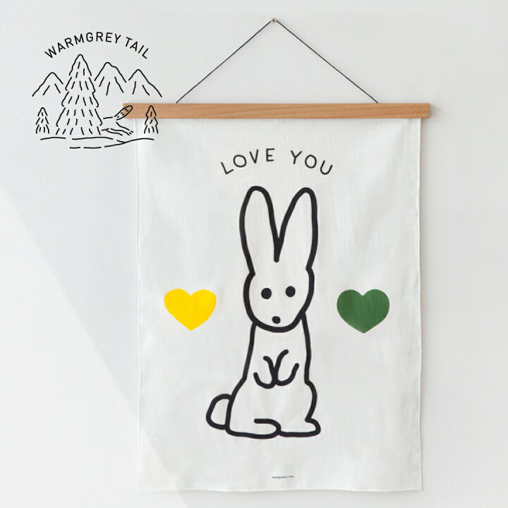 楽天市場 Warmgreytail Bunny Fabric Poster Small ファブリック ポスター タペストリー 韓国 ブランド 雑貨 インテリア 壁掛け かわいい おしゃれ 北欧 イラスト 日本 販売 ギフト プレゼント 送料無料 Astore