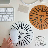 【合計1,100円以上で送料無料】WARMGREYTAIL LION MOUSE PAD マウスパッド 韓国 ブランド インテリア ラ…