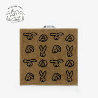 WARMGREYTAIL BUNNY BUNNY HAND TOWEL BROWN 韓国 ブランド ハンドタオル ウォームグレーテイル キッチン…