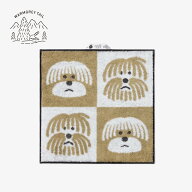 WARMGREYTAIL FLUFFY DOG HAND TOWEL BEIGE 韓国 ブランド ハンドタオル ウォームグレーテイル キッチン…