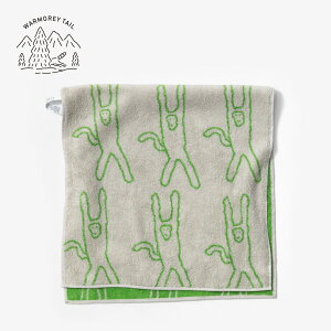 WARMGREYTAIL MONKEY FACE TOWEL GREEN ON GREY ؍ uh G ^I tFCX^I Lb`^I [v _炩 ӂӂ  V Lb` Rbg  100 CeA { ̔ Mt
