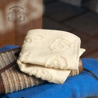 【NEW】WARMGREYTAIL BUNNY BUNNY HAND CLOTH IVORY 韓国 ブランド 雑貨 ハンドタオル ハンカチ 柔らか …