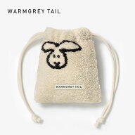 【NEW】WARMGREYTAIL BUNNY BUNNY TERRY POUCH CREAM 巾着ポーチ 韓国 ブランド ウォームグレーテイル コ…