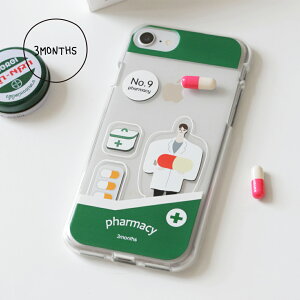 3MONTHS No.9 iPhone Case Pharmacy NAP[X  iPhone 11 11pro iphoneP[X ϏՌ ACtHP[X LN^[ ACtH P[X fB[X ؍ ؍uh ؍G 킢  