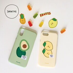 3MONTHS LEMON/AVOCADO iPhone Case n[hP[X iPhone 11 11pro iphoneP[X ϏՌ ACtHP[X LN^[ ACtH P[X t[c ؍ ؍uh ؍G 킢  { ̔