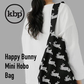 kitty bunny pony Happy Bunny Mini Hobo Bag ショルダーバッグ レディース KBP 韓国 ブランド 布 シンプル ワンショルダー かわいい おしゃれ エコバッグ サブバッグ 韓国ファッション 女子 通勤 通学 日本 販売 ギフト プレゼント 【送料無料】