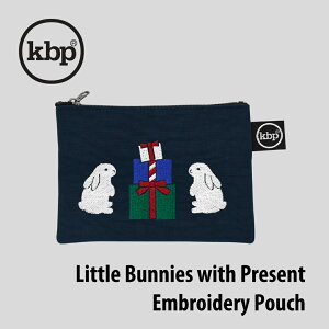 kitty bunny pony Little Bunnies with Present Embroidery Pouch |[` RX|[` KBP 킢 fB[X ؍ ؍uh  iC  ~j|[` LeBoj[|j[ s q a 