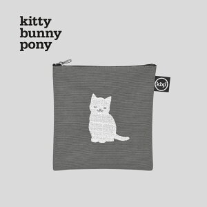 yNEWzkitty bunny pony Little Kitten Gray Embroidery Square Pouch |[` RX|[` KBP 킢 fB[X ؍ ؍uh t@ubN iC   ~j|[` LeBoj[|j
