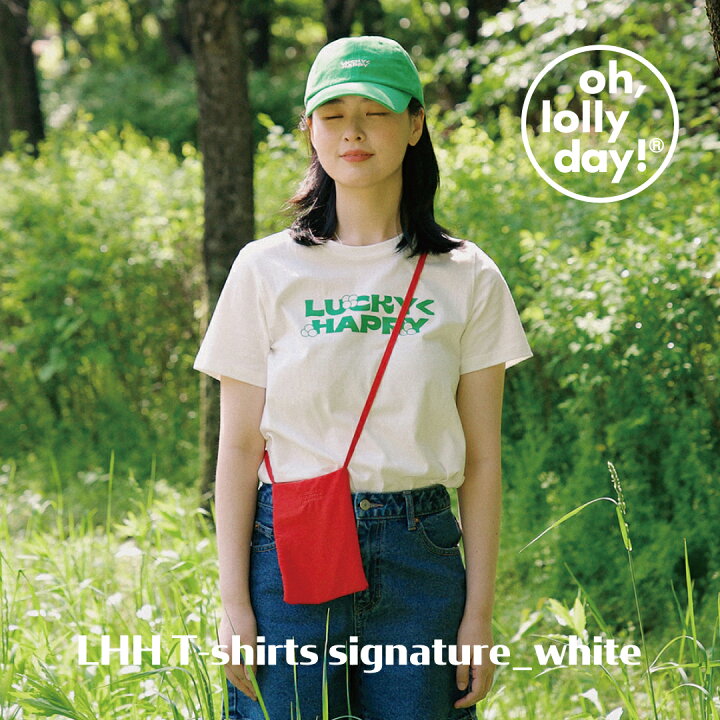 楽天市場 O Ld Lhh T Shirts Signature White Oh Lolly Day Tシャツ 韓国 ブランド レディース 半袖 大きいサイズ ゆったり ロゴ 綿100 カジュアル 雑貨 キャラクター かわいい おしゃれ 日本 販売 ギフト プレゼント 送料無料 Astore