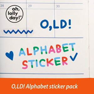 yv1,100~ȏőzO,LD! Alphabet sticker pack oh lolly day ij XebJ[ LN^[ fB[X V[ [ ؍ uh G I[[fC 킢  old I[ 