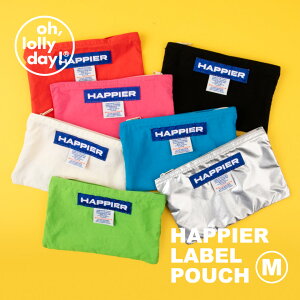 yNEWzoh, lolly day! Happier Label Pouch M |[` ؍ uh ij RX|[`  ؍uh ohlollyday I[[fC { ̔ Mtg v[g 