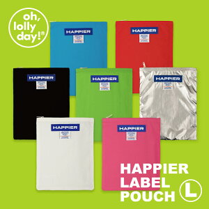 yNEWzoh, lolly day! Happier Label Pouch L |[` ؍ uh ij RX|[`  ؍uh ohlollyday I[[fC { ̔ Mtg v[g 