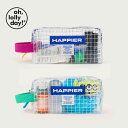 【NEW】oh, lolly day! Happier label clear brick pouch ポーチ 韓国 ブランド コスメポーチ 夏 透明 ビーチ 小物入…