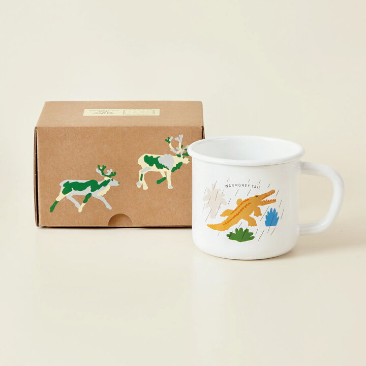 楽天市場 New Warmgreytail Crocodile Mug Cup ホーロー マグカップ 韓国 ブランド 350ml 琺瑯 アウトドア 雑貨 陶器 カップ 食器 取っ手付き インテリア 北欧 かわいい おしゃれ イラスト 日本 販売 ギフト プレゼント Astore